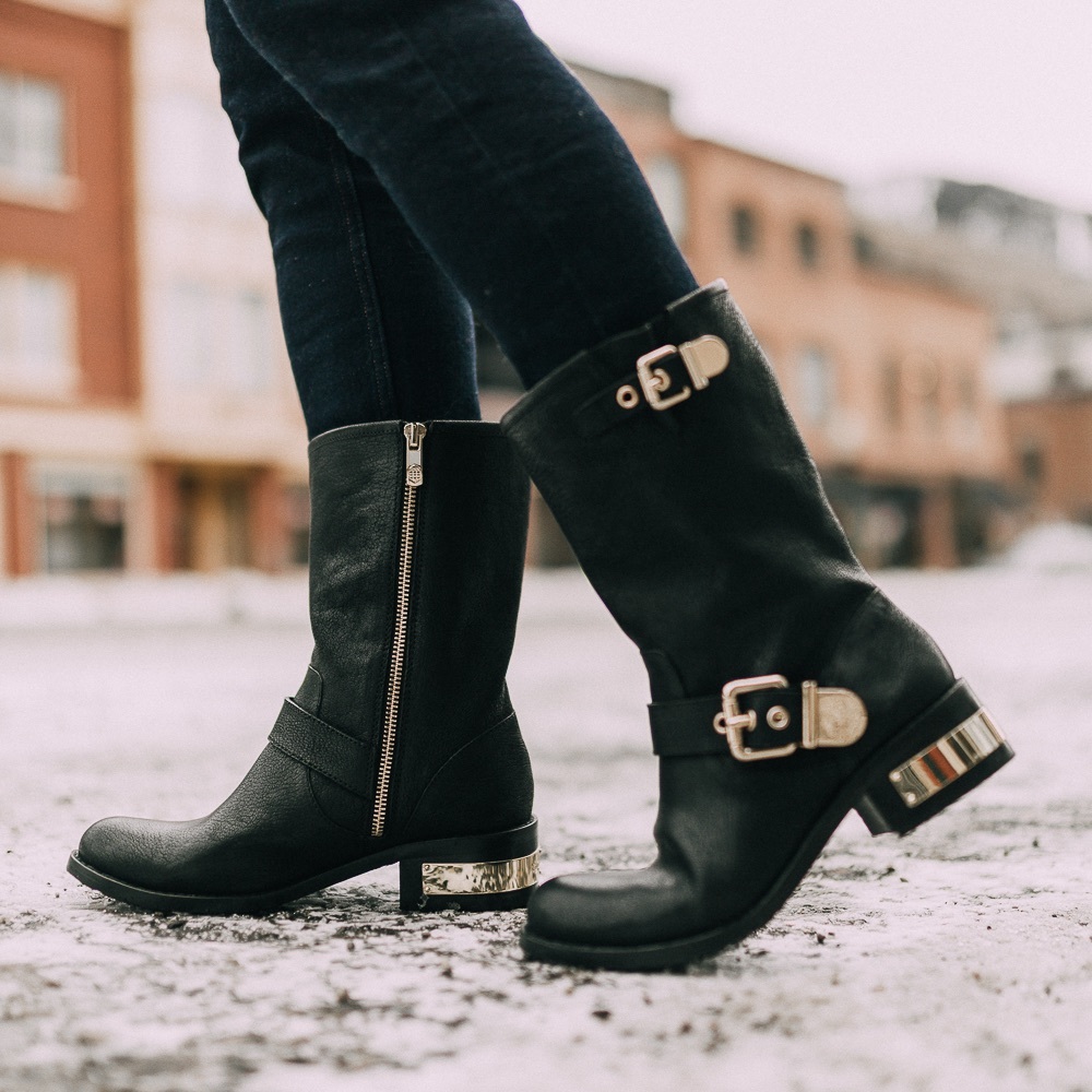 Vince Camuto Winchel Moto Boots